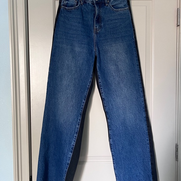Q2 Blue Straight Leg Jeans - Picture 1 of 5